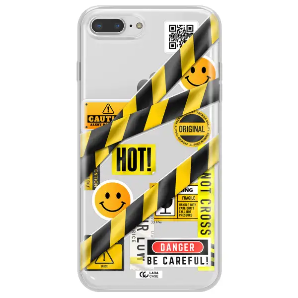 Be Careful Apple iPhone 7 plus Clear TPU Case