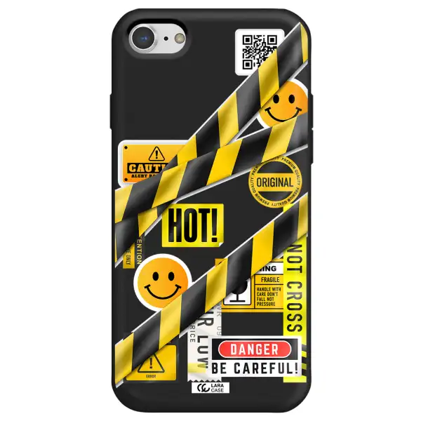 Be Careful Apple iPhone 7 Silicone black Case