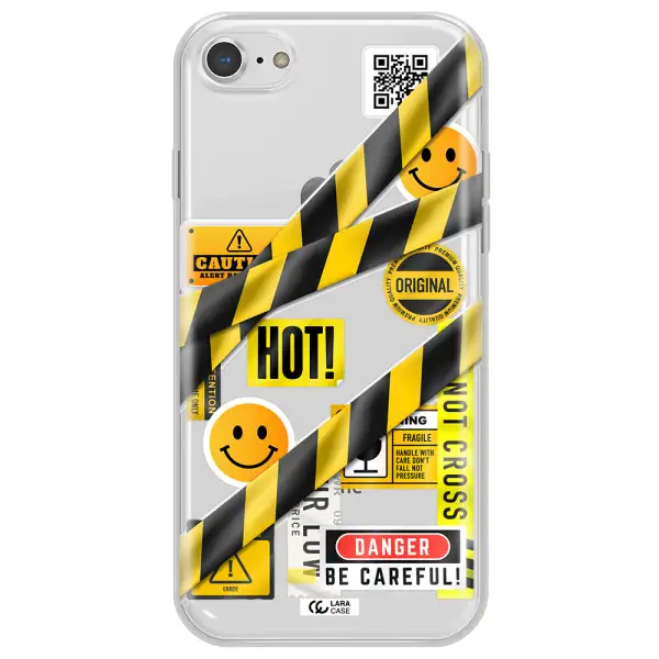 Be Careful Apple iPhone 8 Clear TPU Case