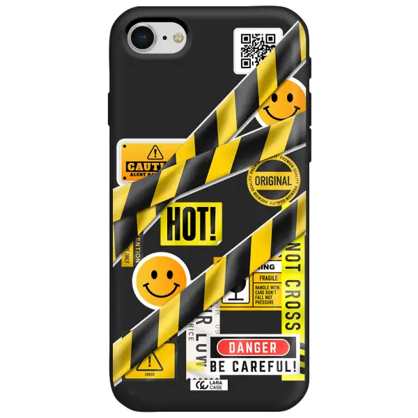 Be Careful Apple iPhone se 2020 Silicone black Case