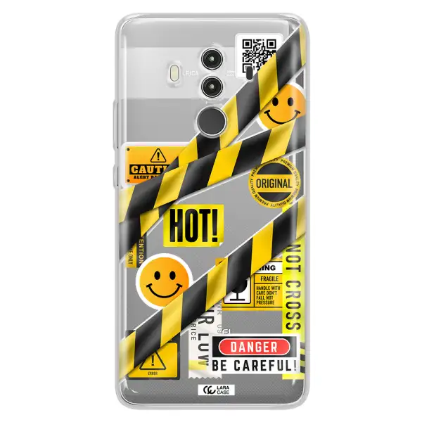 Be Careful Huawei Mate 10 Clear TPU Case