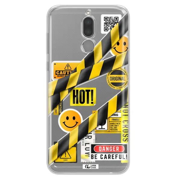 Be Careful Huawei Mate 10 Lite Clear TPU Case