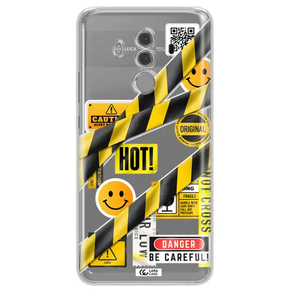 Be Careful Huawei Mate 10 Pro Clear TPU Case