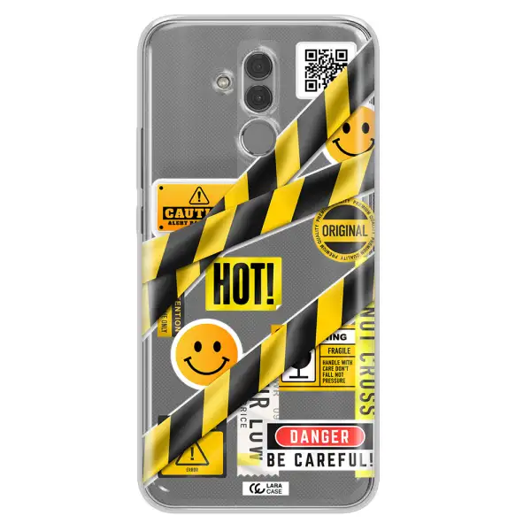 Be Careful Huawei Mate 20 Lite Clear TPU Case