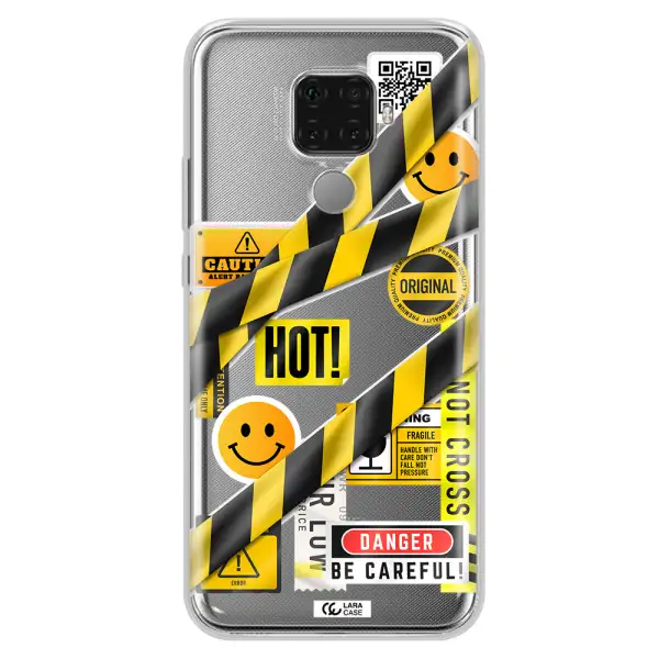 Be Careful Huawei Mate 30 Lite Clear TPU Case