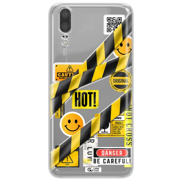 Be Careful Huawei P20 Clear TPU Case