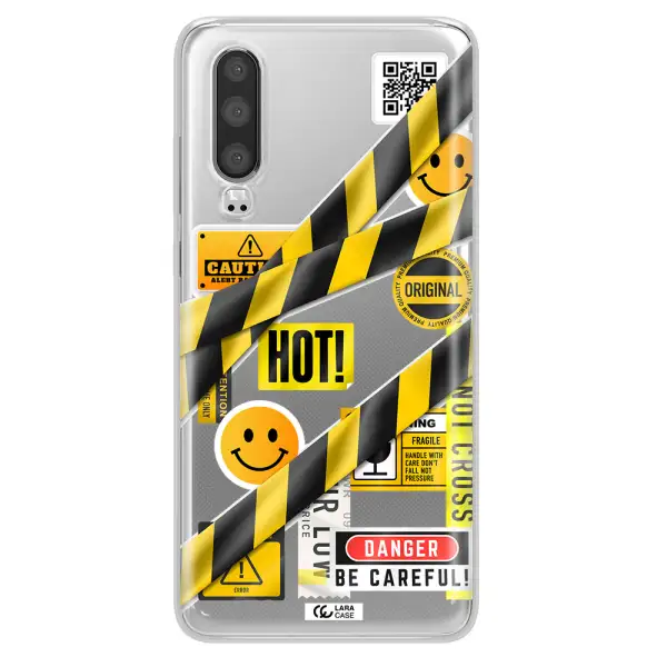 Be Careful Huawei P30 Clear TPU Case