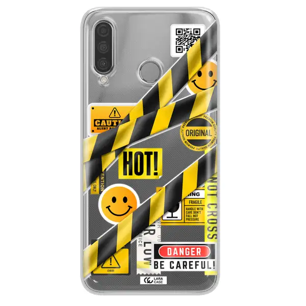 Be Careful Huawei P30 Lite Clear TPU Case