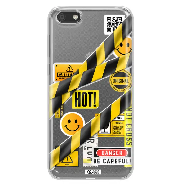 Be Careful Huawei Y5 2018 Clear TPU Case