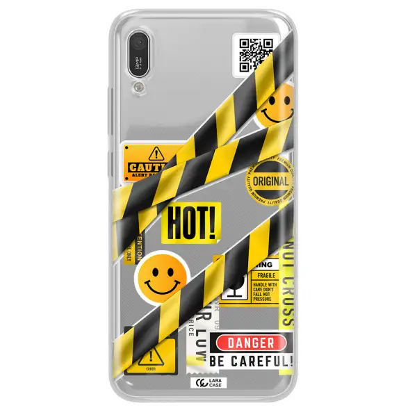 Be Careful Huawei Y6 Pro 2019 Clear TPU Case