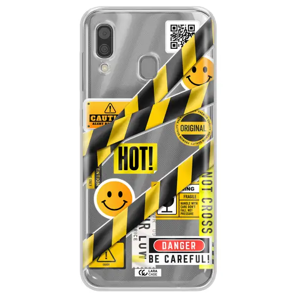 Be Careful Samsung A30 Clear TPU Case