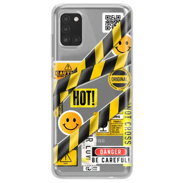 Be Careful Samsung A31 Clear TPU Case