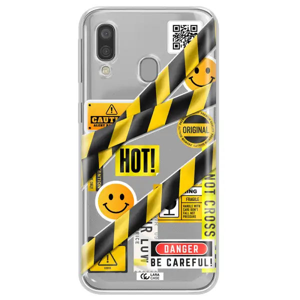 Be Careful Samsung A40 Clear TPU Case
