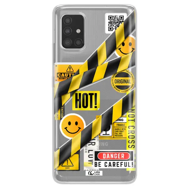 Be Careful Samsung A51 Clear TPU Case