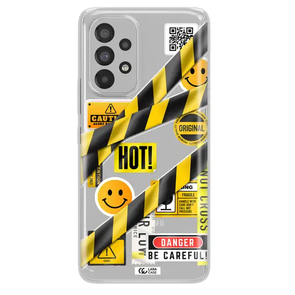 Be Careful Samsung A53 Clear TPU Case