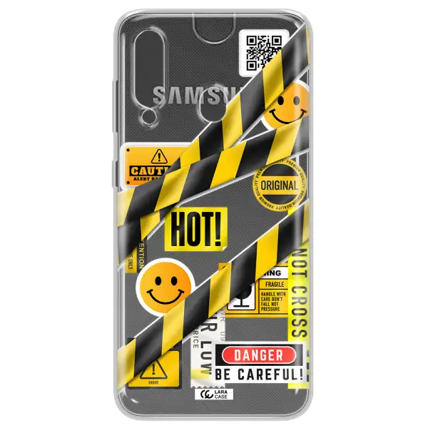 Be Careful Samsung A60 Clear TPU Case