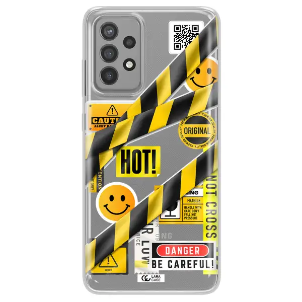 Be Careful Samsung A72 Clear TPU Case