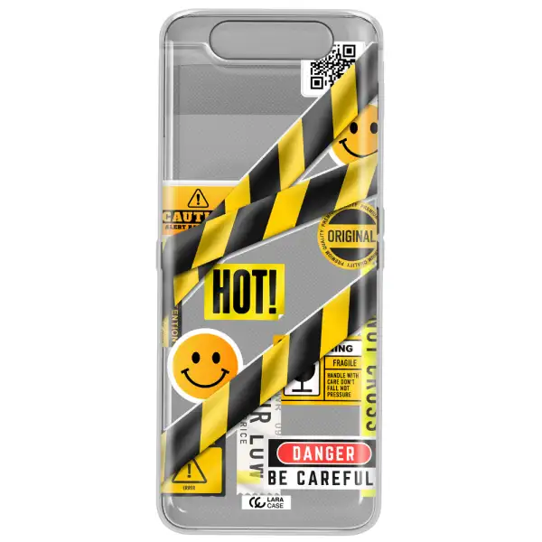 Be Careful Samsung A80 Clear TPU Case