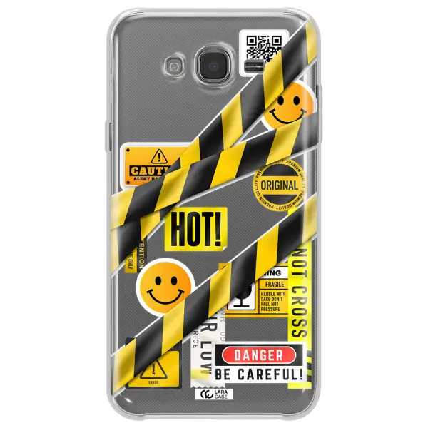 Be Careful Samsung J7 Clear TPU Case
