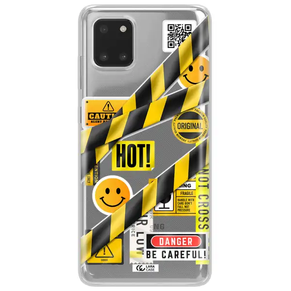 Be Careful Samsung Note 10 Lite Clear TPU Case