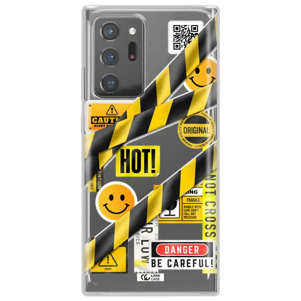 Be Careful Samsung Note 20 Ultra Clear TPU Case
