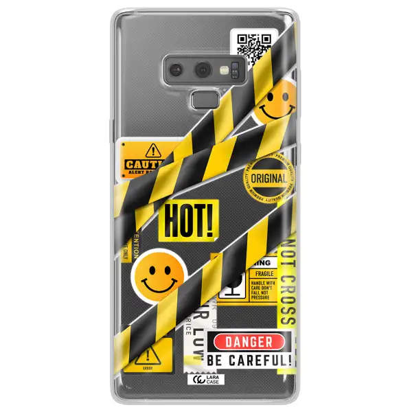 Be Careful Samsung Note 9 Clear TPU Case
