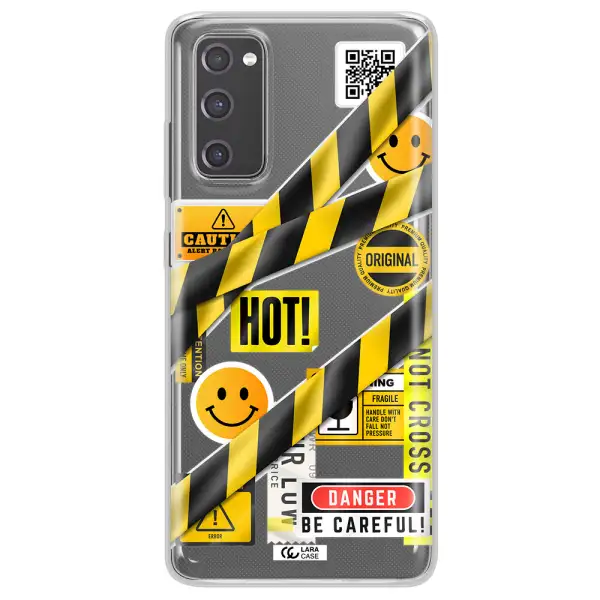 Be Careful Samsung S20 Fe Clear TPU Case