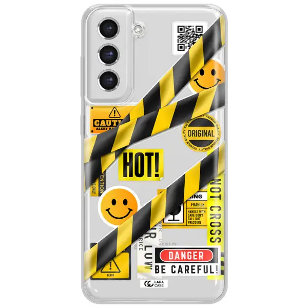 Be Careful Samsung S21 Fe Clear Tpu Case