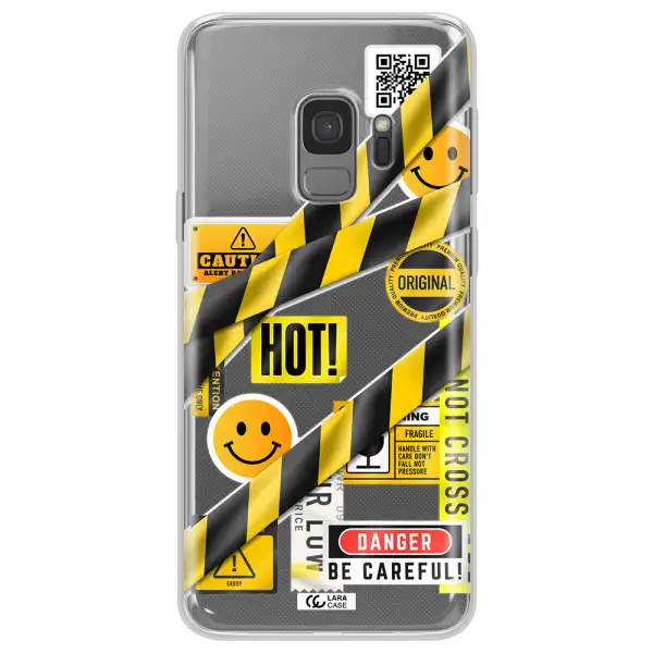 Be Careful Samsung S9 Clear TPU Case