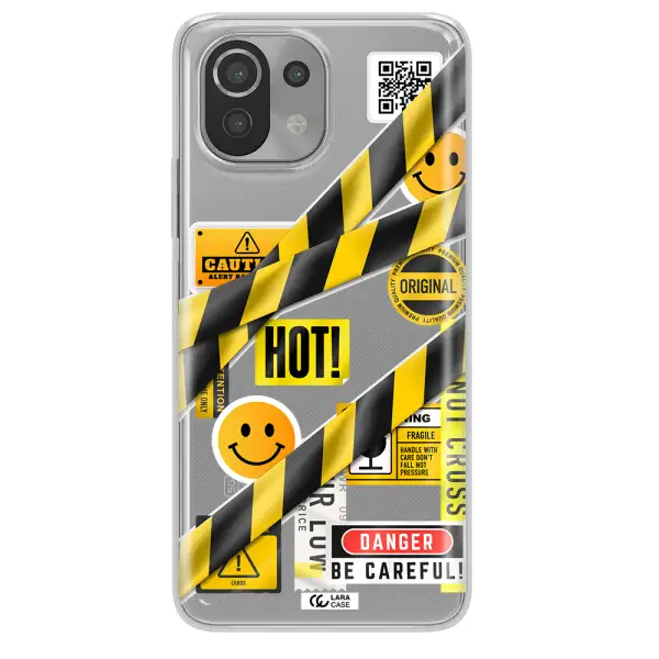Be Careful Xiaomi Mi 11 Lite Clear TPU Case