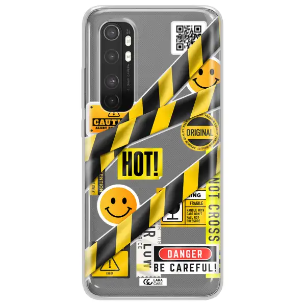Be Careful Xiaomi Mi Note 10 Lite Clear TPU Case