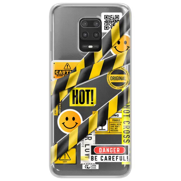 Be Careful Xiaomi Note 9S Clear TPU Case