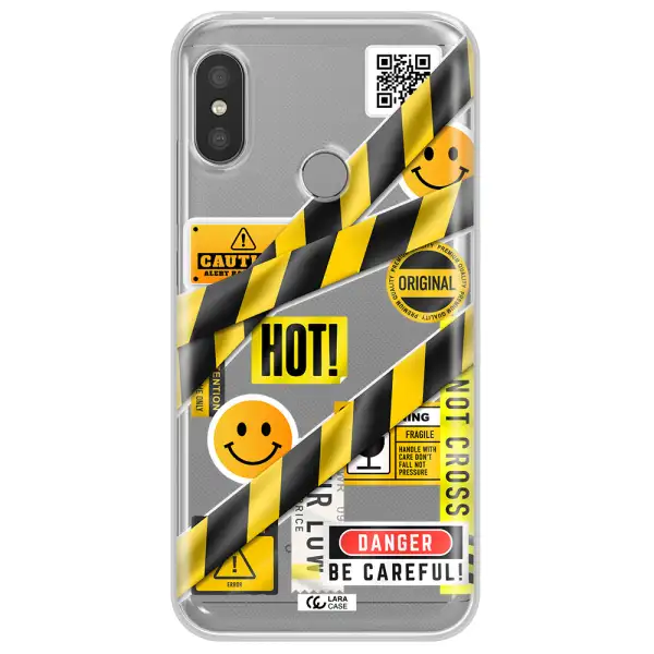 Be Careful Xiaomi Redmi 6 Pro Clear TPU Case