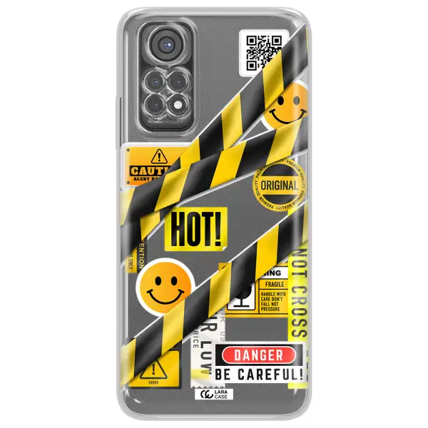 Be Careful Xiaomi Redmi Note 11S Clear Tpu Case