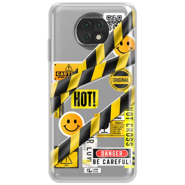 Be Careful Xiaomi Redmi Note 9T Clear Tpu Case