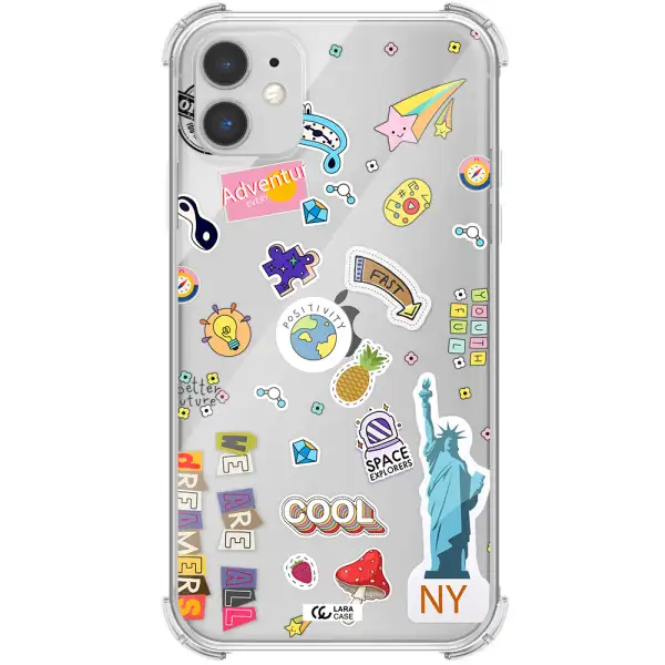 Stickers Apple iPhone 11 Clear PC Case
