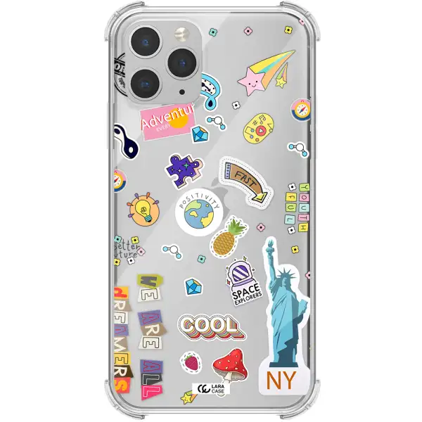 Stickers Apple iPhone 11 pro Clear PC Case