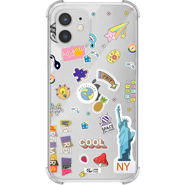 Stickers Apple iPhone 12 mini Clear PC Case