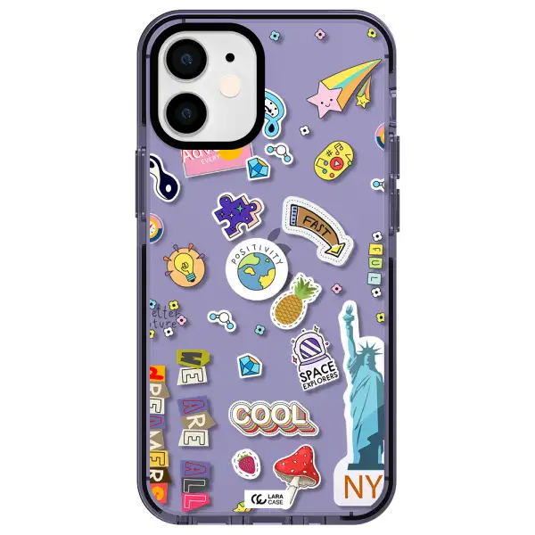 Stickers Apple iPhone 12 mini impact Lilac Case