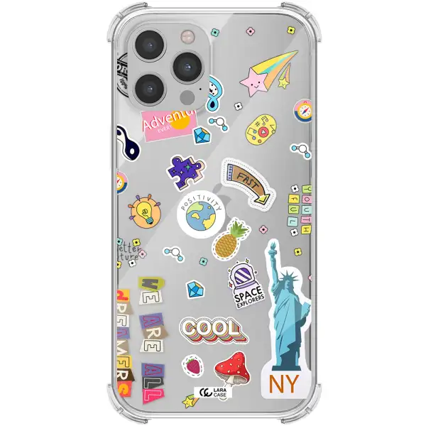 Stickers Apple iPhone 12 pro Clear PC Case