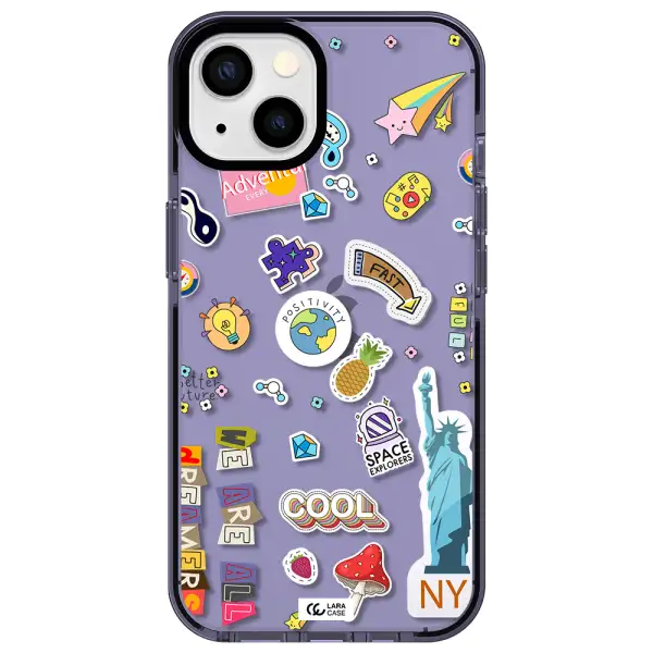 Stickers Apple iPhone 13 impact Lilac Case