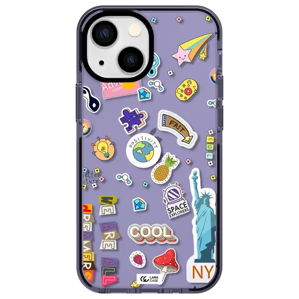 Stickers Apple iPhone 13 mini impact Lilac Case