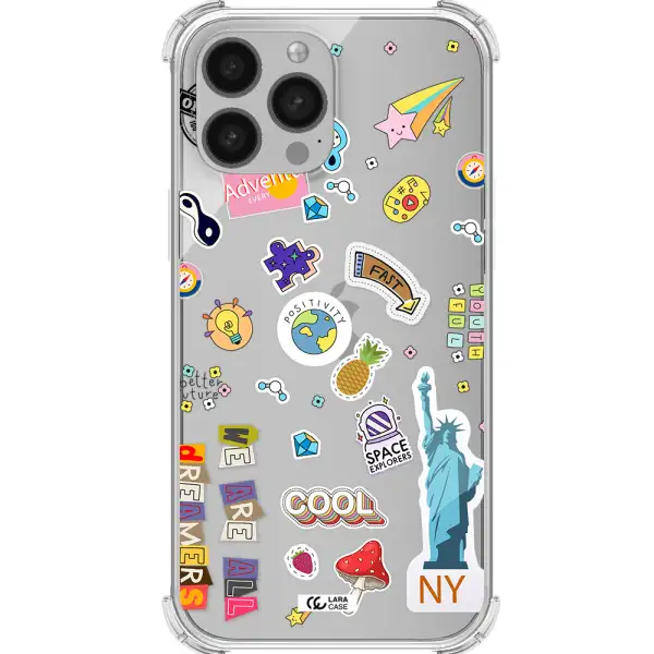 Stickers Apple iPhone 13 Pro Clear PC Case
