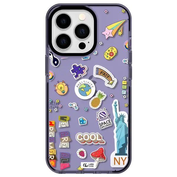 Stickers Apple iPhone 13 Pro impact Lilac Case