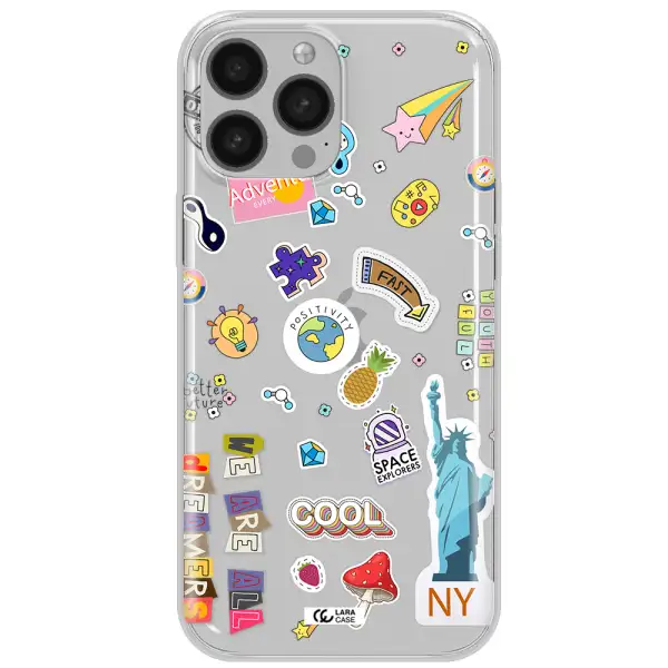 Stickers Apple iPhone 13 Pro Max Clear TPU Case