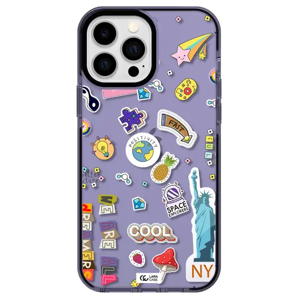 Stickers Apple iPhone 13 Pro Max impact Lilac Case