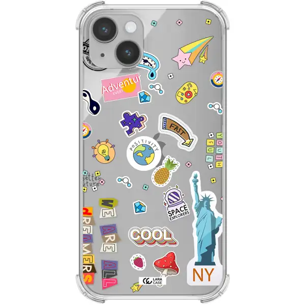 Stickers Apple iPhone 14 Clear PC Case
