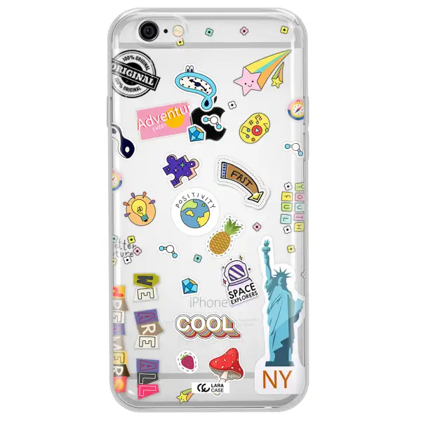 Stickers Apple iPhone 6 Clear TPU Case