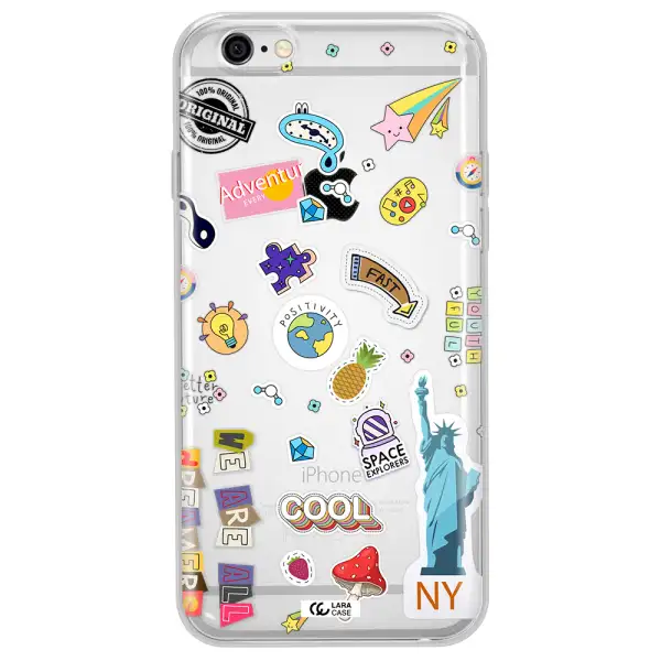 Stickers Apple iPhone 6 plus Clear TPU Case