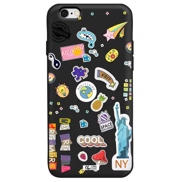 Stickers Apple iPhone 6 Silicone black Case